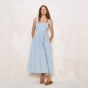 Christy Dawn Gwen Dress in Cornflower Basketweave